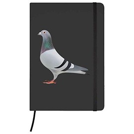 A5 'Pigeon' Black Hardcover Ruled Notebook (NB00027541)