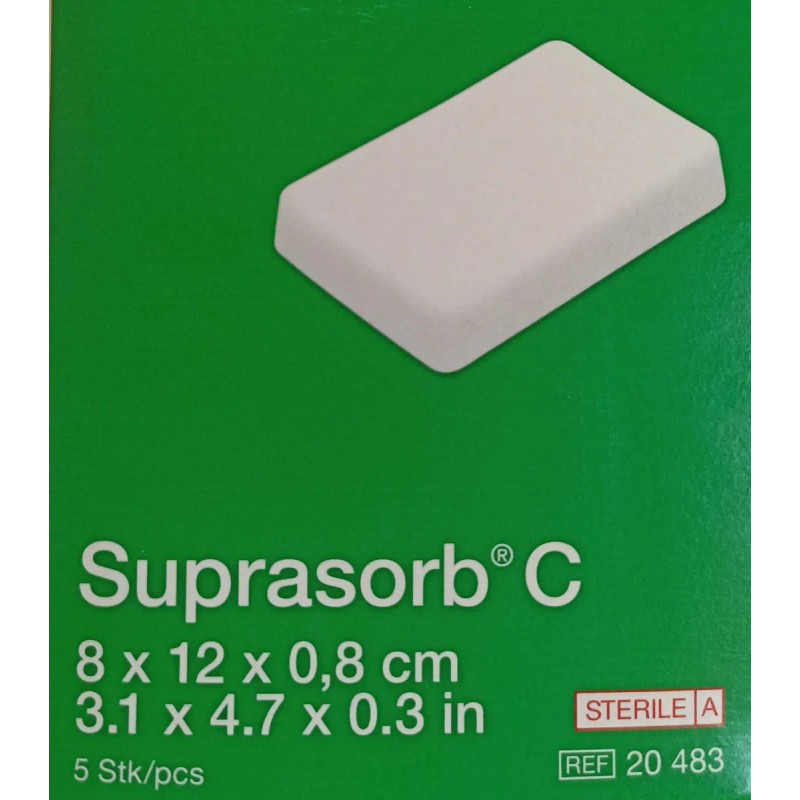 Suprasorb C 8x12 Apósito De Colágeno (1 Pza) Blanco