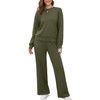 Jescakoo Womens 2 Piece Sweatsuit Outfit 2024 Fall Long Sleeve