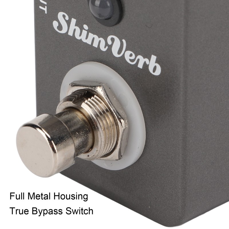 Electric Guitar Effect Pedal ShimVerb Reverb 3 Modes MRV1 Single