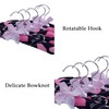 Xiabing 10 Packs Anti-Slip Satin Padded Clothes Hangers with Rotatable