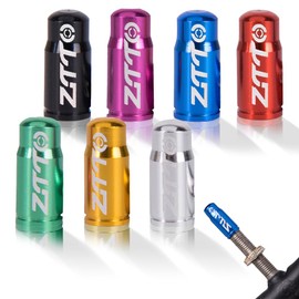 Valve Cap Bicycle Valve Cap Aluminum Valve Cap Air Valve Cap Presta Aluminum Alloy Bicycle (7 Colors) Aluminum Valve Cap Mountain Road Bicycle Aluminum Alloy Wheel Tire Cap French Valve Tire Dust