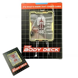 GXGM Discover The Wonders of The Bodys Decks! Funny Transparent Playing Cards of Human Anatomy, Decks of Translucent Playing Cards, D Image of Human Body, Skeleton Anatomy
