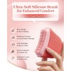 Lymphatic Contour Face Brush, Silicone Face Brush for Lymphatic Drainage