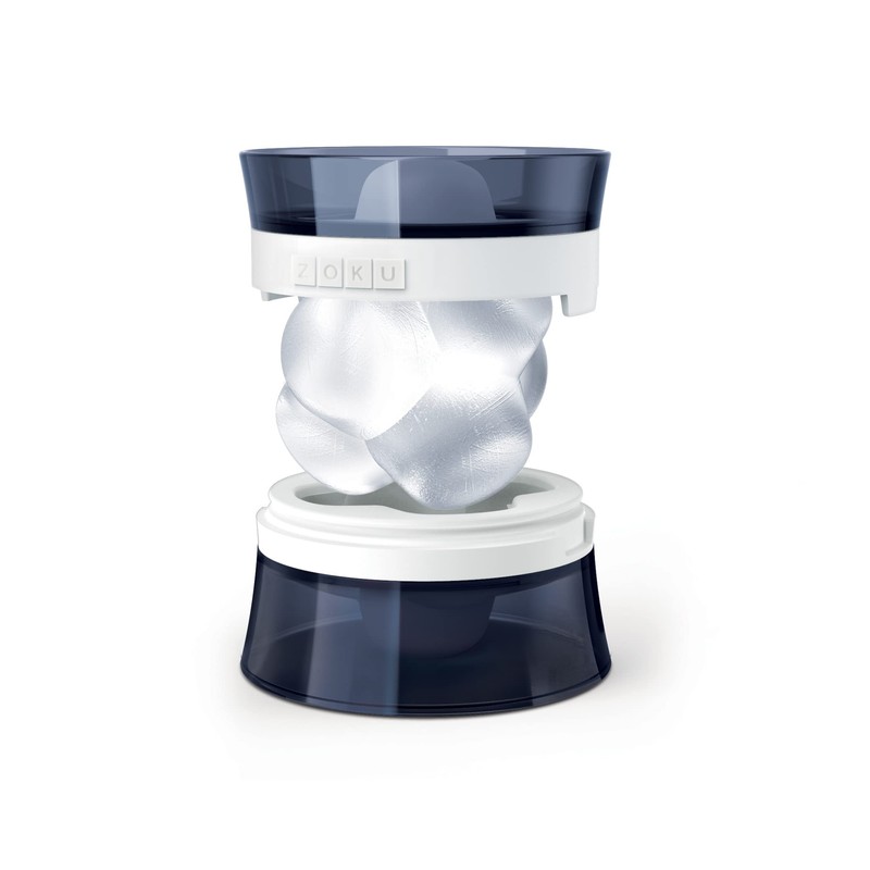 ZOKU Mixology Ice Molds - Large Sphere, Cube, and Jack