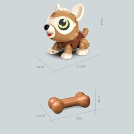 Robot Dog Toy for Kids DIY Toy Interactive Toy Intelligent Educational Kids Toys Suitable for Boys Girls Gift