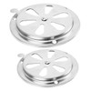 MAGICLULU 2Pcs Ventilation Cover Adjustable Louvered Vent Grille for Rv