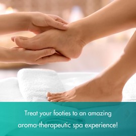 SPA REDI – Exfoliating Scrub Pumice Gel, Mint and Eucalyptus, 16 oz - Manicure, Pedicure and Body Exfoliator Infused with Hyaluronic Acid, Amino Acids, Panthenol and Comfrey Extract