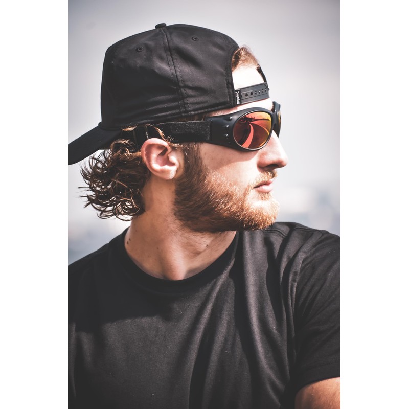 Birdz Eyewear Eagle Padded Dirt Bike Motorcycle Riding Goggles Black