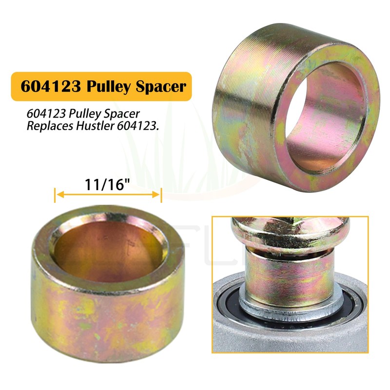 3 Pack 604214 Spindle for Hustler Raptor 52 Inch Deck