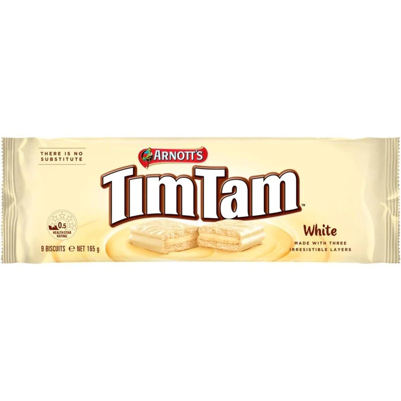 Arnott's Tim Tam White Biscuits 165g