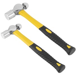 HAKZEON 2 PCS 24 OZ and 32 OZ Ball Peen Hammer Set, Forged Steel Ball Pain Hammer, Metal Ball Peen Hammer, with Construction and Shock Absorption Non-Slip Handle for Strong Striking work