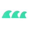 3Pcs Surfboard Fins PVC Thruster Fins Surfing Board Accessories for