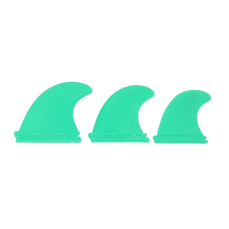 3Pcs Surfboard Fins PVC Thruster Fins Surfing Board Accessories for