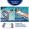 3 Pack Inflatable Pool Floaties for Adults, Water Floaties, 4-in-1