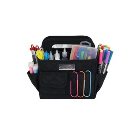 Everything Mary Collapsible Desktop Tote – Durable Storage Organizer for Office, Crafting, Makeup, & Nurse Supplies – Portable, Compact & Easy to Store Caddy with Carrying Handle