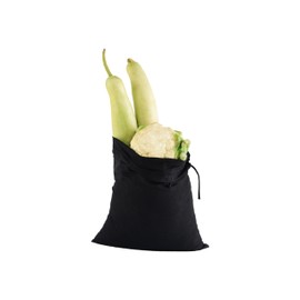 ecomuslinbags 4x6 inches Color Full Cotton Bags, Reusable And Biodegradable Produce Muslin Drawstring Bags Available in Different Sizes (Black) (Pack of 25)