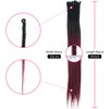 Thin 0.6 cm Synthetic Dreadlock Extensions Handmade 24 Inches 20