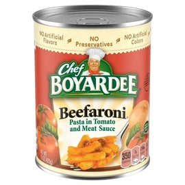 Beefaroni Microwaveable Pasta, Canned Food, 15 oz Cans (Pack of 12)