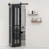 CCJH 3.3FT/39'' Bi-Folding Sliding Barn Door Hardware Kit Heavy Duty