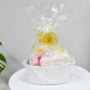 ABenkle Small White Basket, Soft Woven Storage Bins Baskets for