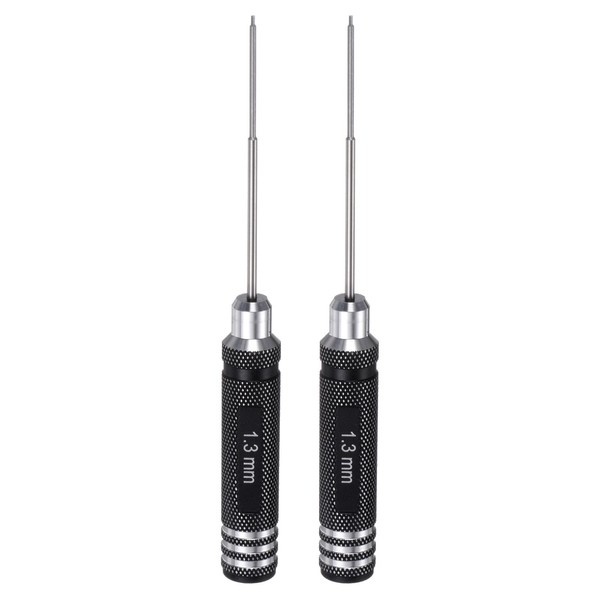 sourcing map 2pcs RC Hex Screwdriver 1.3mm Hexagon Screwdrivers Wrench