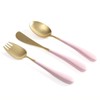 Cutipol ALICE SET Children's Cutlery (Pink x Gold)