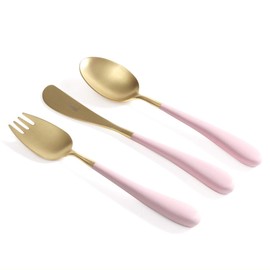 Cutipol ALICE SET Children's Cutlery (Pink x Gold)