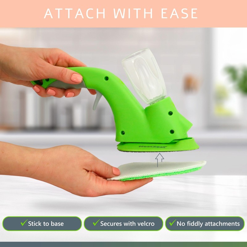 Nest Zest Handy Mop Replacement Microfibre Pads 2 PACK. Ultra