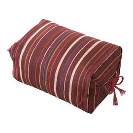 EMOOR Buckwheat Husk Pillow.(Deep Red) Made in Japan