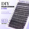 Lash Extension 280pcs Individual Lashes DIY Eyelash Extension Lash Clusters