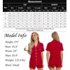 SWOMOG Pajama Sets for Women 2 Piece Button Up Pjs