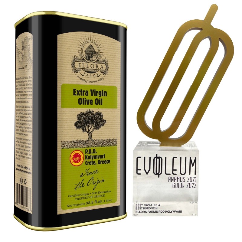 Ellora Farms, Greek Extra Virgin Olive Oil, Single Estate, 1