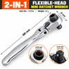 Double-Head Mini Ratchet Wrench – Fast Reversible Socket Tool for