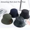 KDWAVE Adjustable Bucket Hats for Men Women Polyester Sun Hat