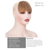 PARXITN Clip-In Bangs, Real Hair Front Fringe, Unique Irregular Fringe