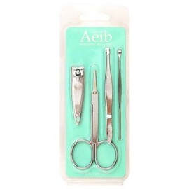 Owner Clan [Owner Clan] Popular Item Abe Grooming Set 4P Nail Clipper Set Nail Clipper / [오너클랜]인기상품 에이브 미용세트 4P 손톰깍기세트 손톱소지