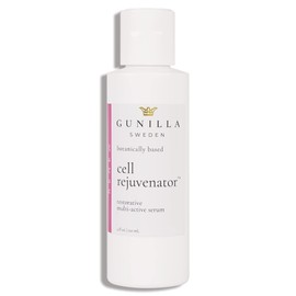 GUNILLA Cell Rejuvenator Anti-Aging Facial Serum | Moisturizes, Plumps & Firms for Smooth, Glowing Skin. Organic Aloe Based, 16+ Actives, Lightweight, Oil-Free | 4oz Concentrated