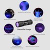 Lighting EVER Black Light Flashlight, Small UV Lights 395nm, Portable