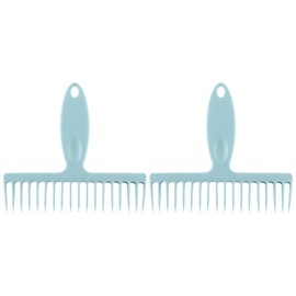 iplusmile Pack of 2 Broom Cleaning Hair Comb Broom Pet Hair Duct Broom Hair Removal Cleaning Tool for Cleaning Hair and Dust on the Broom Home Kitchen Bathroom Use