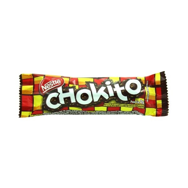 Chocolate Bar Chokito - 1.1oz | Bombom Chokito - 32g - (PACK OF 08)