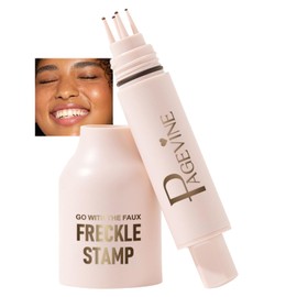 Faux Freckle Stamp Pen, Freckle Stamp, Freckle Pen Waterproof, Faux Freckle Stamp-Natural-Looking, Long-Lasting Freckle Makeup Tool, Long-Lasting Sunkissed Makeup, Last 24Hrs (3# DARK)