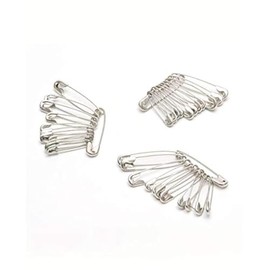 The Home Fusion Company Bunch of 12 Safety Pins 3 Sizes