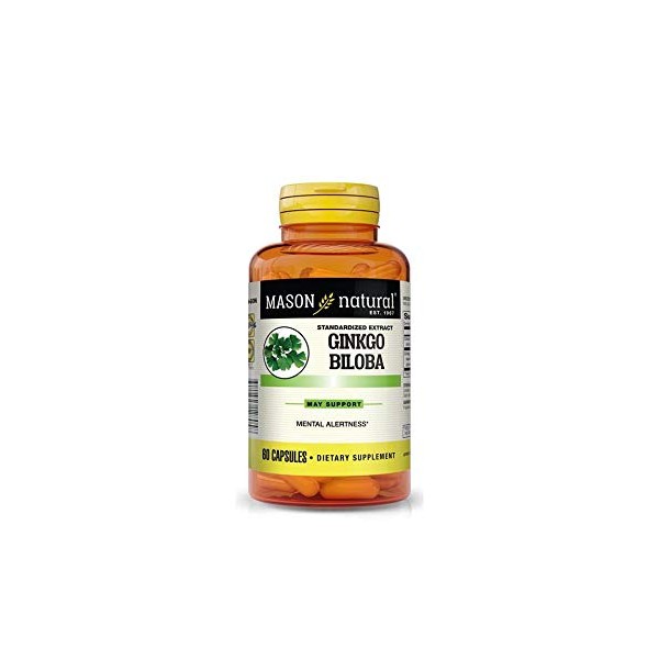 Mason GINKGO BILOBA EXTRACT 60mg 60 CAPS