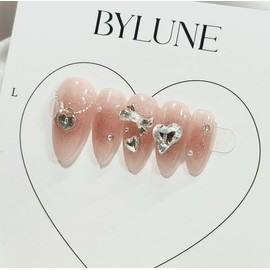 Rosalie Handmade Nail Tips Nail Tips - Medium Coffin / 로잘리 수제네일팁 네일팁 - 미디엄코핀