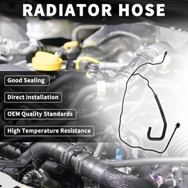 TUCKBOLD Radiator Hose for Ford Focus High Sealing No.BV618C012DE | Engine Cooling Hose Assembly Black 1 Pcs for Ford Transit Connect for Ford Kuga