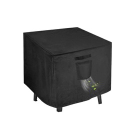 Firepit Cover | Fire Table Waterproof Protector | Square Weather-Resistant Firepit Cover for Patio Deck Beach Tailgating Backyard Garden RV Travel Balcony