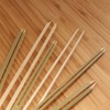 BambooMN 18mm Wide Bamboo Double Prong Fondue Sticks Barbecue Grilling