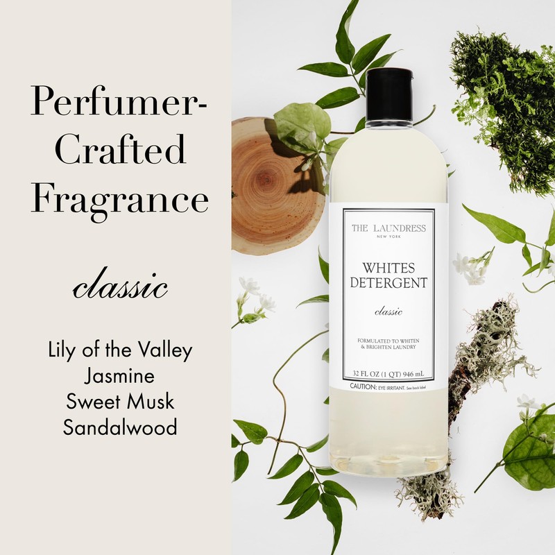 The Laundress Whites Detergent, Concentrated Laundry Detergent Liquid, Whiten &