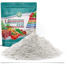Organic Langbeinite 0-0-22 Sul-Po-Mag 4LB - Made in USA Soil Amendment for Indoor/Outdoor Plants & Flower Gardens. Water Soluble Potassium/Magnesium/Sulfur. Low Chlorine Fertilizer. OMRI Listed